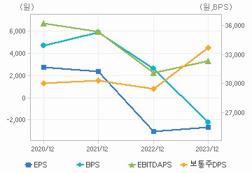 최근 4개년 연간 Per Share 지표: 자세한 내용은 클릭후 팝업창 참고