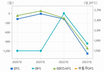 최근 4개년 연간 Per Share 지표: 자세한 내용은 클릭후 팝업창 참고