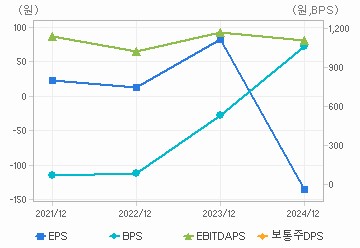 최근 4개년 연간 Per Share 지표: 자세한 내용은 클릭후 팝업창 참고